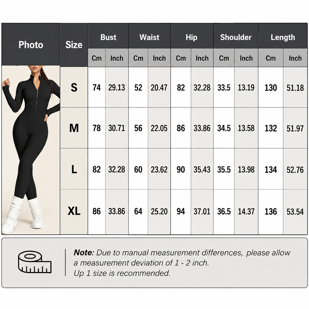 Thermal Zip-Up Jumpsuit